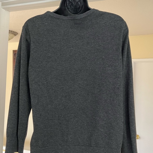 Women’s sweater with bling detail around neckline, button down. - Picture 3 of 7